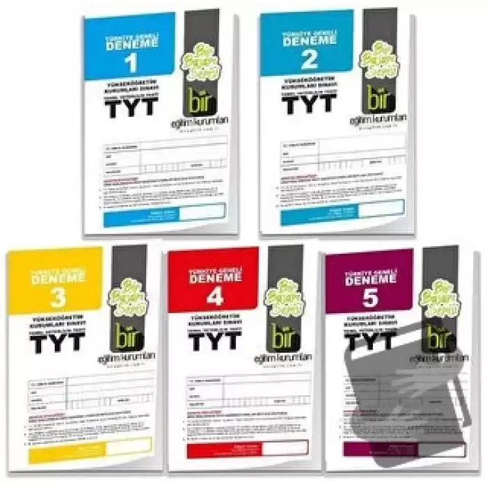 TYT Türkiye Geneli Deneme Set - 5 Kitap