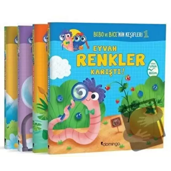 Ufak Ufak Bilim Seti - Bebo ve Bicenin Keşifleri (4 Kitap)