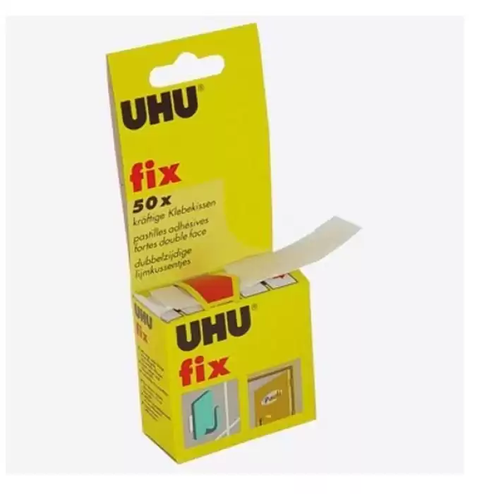 Uhu Çift Traflı Bant Fix Sünger 12X18 Mm Uhu40259 - 12li Paket