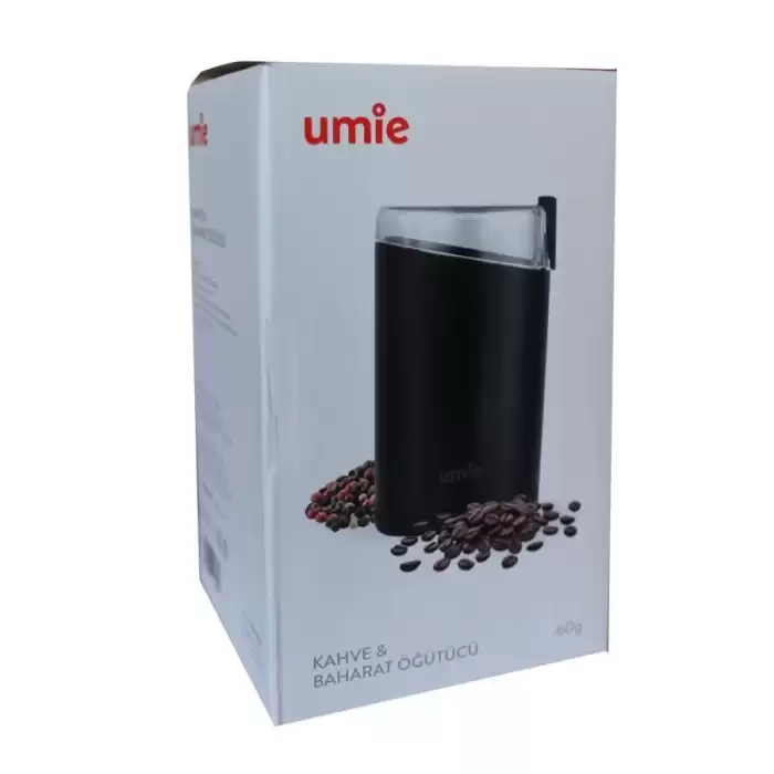 Umıe Kb-U50 60G Kapasiteli Siyah 140W Kahve Ve Baharat Öğütücü