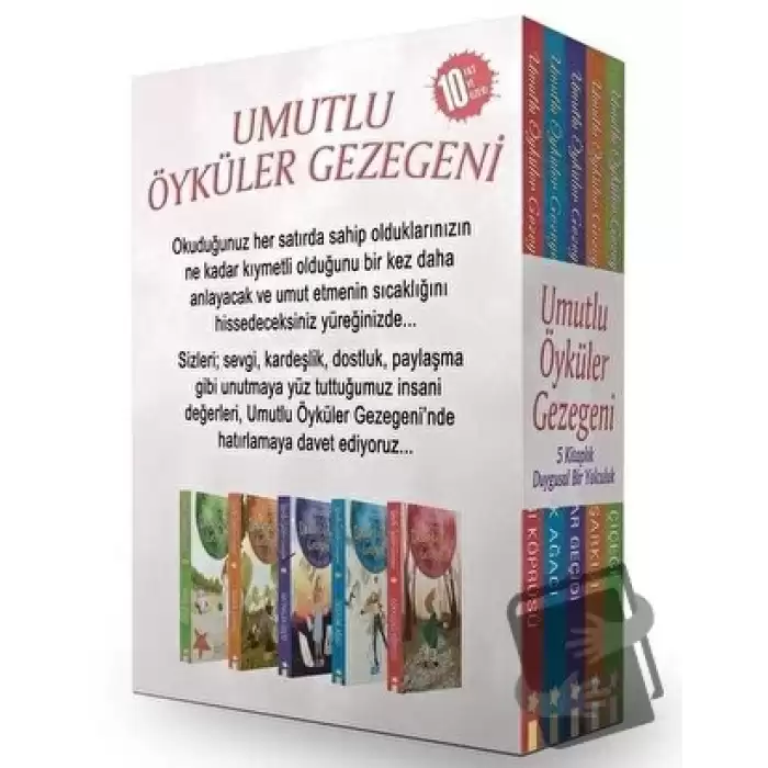 Umutlu Öyküler Gezegeni (5 Kitap Takım Kutulu) (Ciltli)