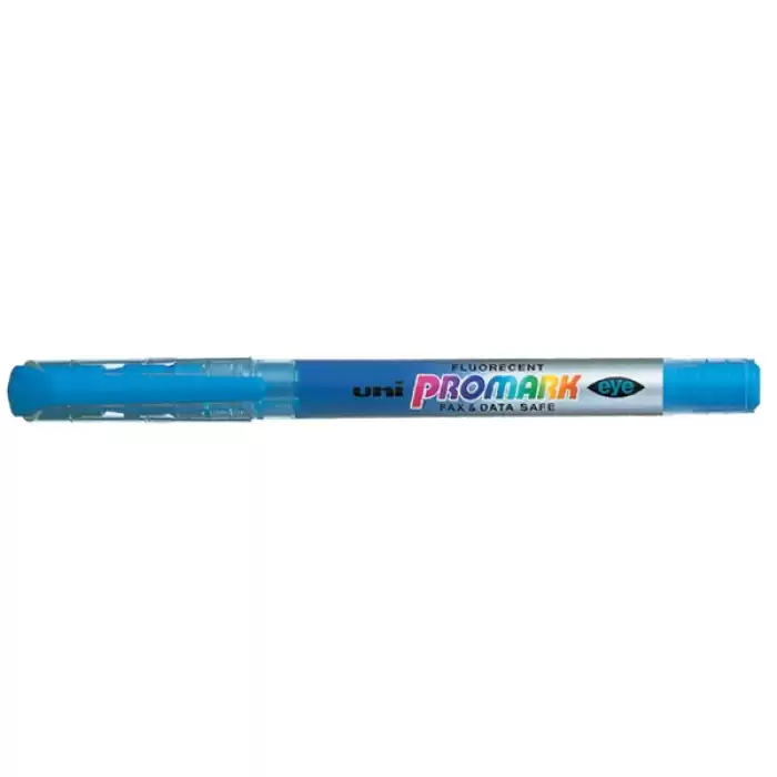 Uni-Ball Fosforlu Kalem Promark Eye Cep Tipi Açık Mavi Usp-105 - 12li Paket