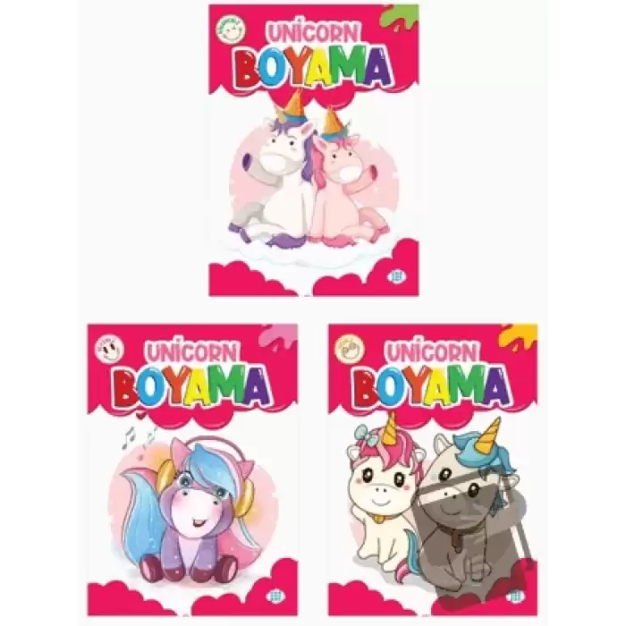 Unicorn Boyama Seti (3 Kitap)