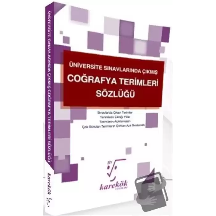 Üniversite Sınavlarında Çıkmış Coğrafya Terimleri Sözlüğü