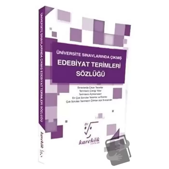 Üniversite Sınavlarında Çıkmış Edebiyat Terimleri Sözlüğü