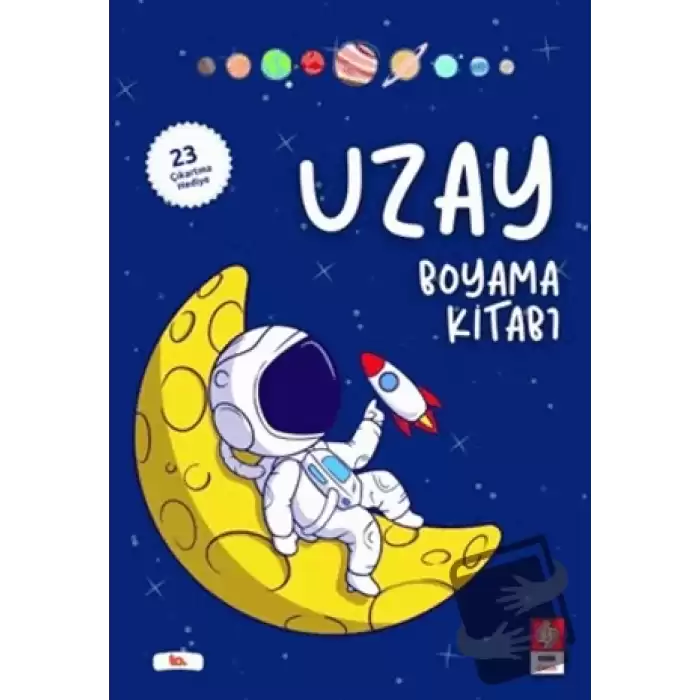 Uzay Boyama Kitabı (23 Çıkartma Hediye)