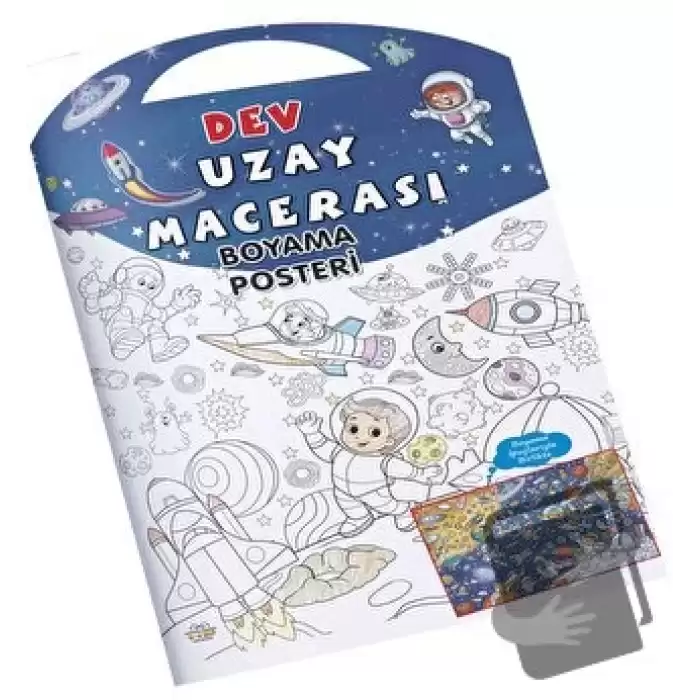 Uzay Macerası Dev Boyama Posteri