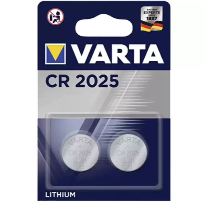 Varta Lityum Düğme Pil 3 V 2 Li Blister Cr 2025