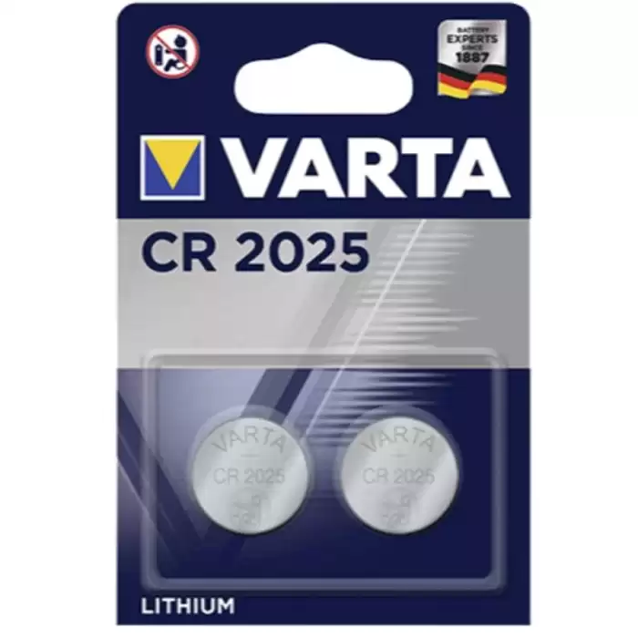 Varta Lityum Düğme Pil 3 V 2 Li Blister Cr 2025