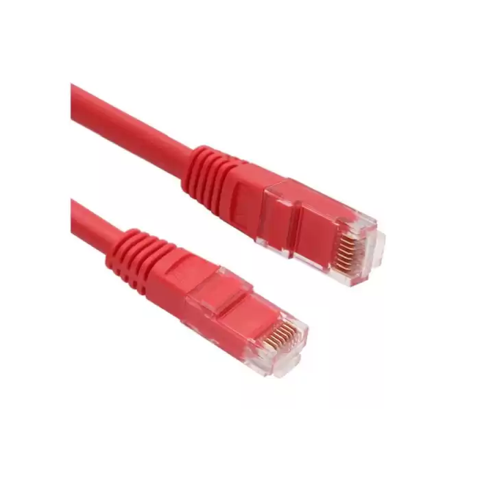 Vcom Np611B-R-10.0 Cat6 10.0Mt Kırmızı Utp Patch Kablo