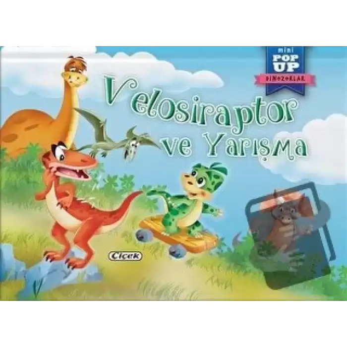 Velosiraptor ve Yarışma - Mini Pop-Up Dinozorlar