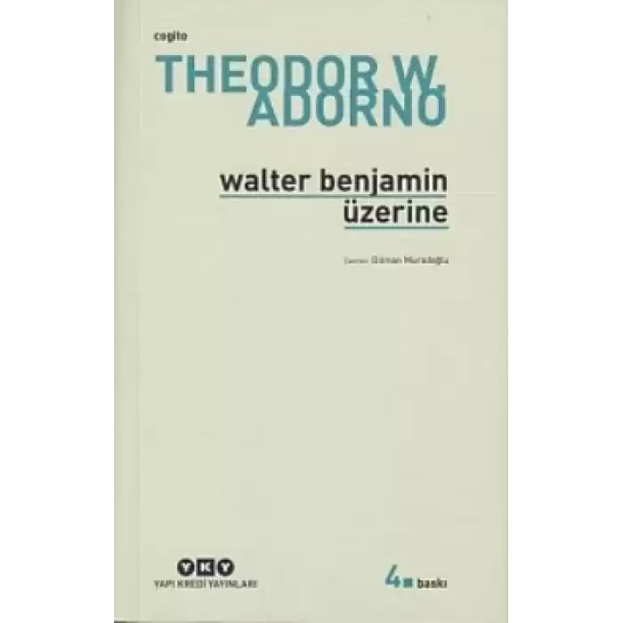 Walter Benjamin Üzerine