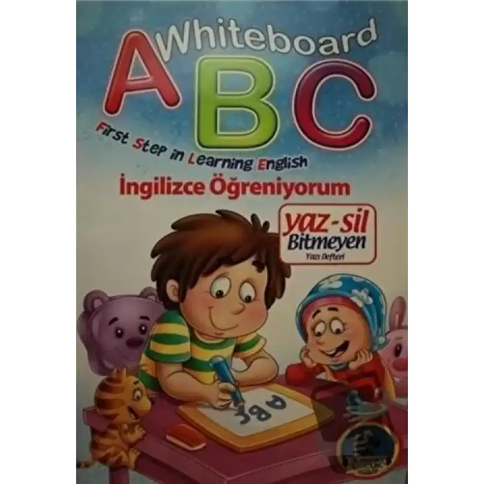 Whiteboard ABC First Step in Learning English / Yaz-Sil Bitmeyen Yazı Defteri