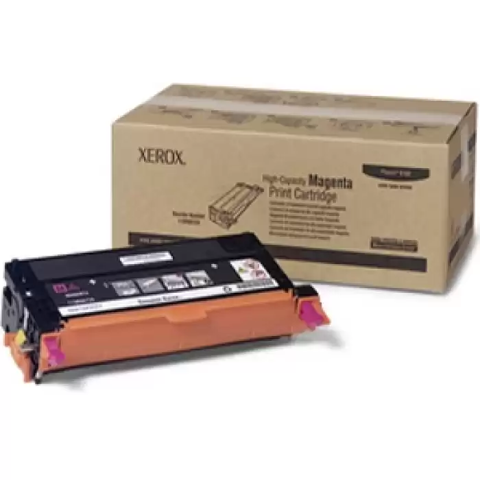 Xerox 113R00724 Phaser 6180-6180Mfp Yüksek Kapasite Magenta Kırmızı Toner 6.000 Sayfa