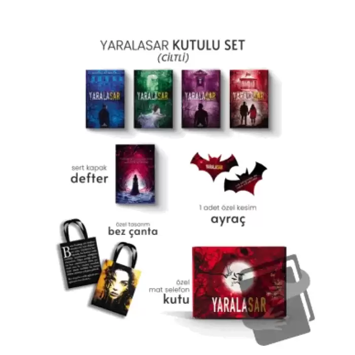 Yaralasar 4 Kitaplık Hediyeli Set (Ciltli)