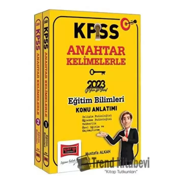 Yargı Yayınları 2023 KPSS Eğitim Bilimleri Anahtar Kelimelerle Konu Anlatımı (2 Cilt)