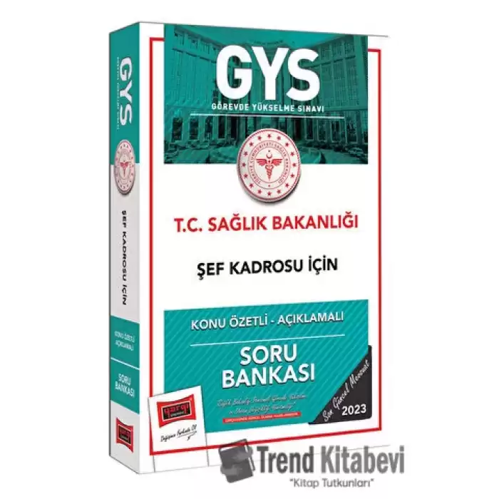 Yargı Yayınları 2023 Sağlık Bakanlığı Şef Kadrosu İçin Konu Özetli Açıklamalı Soru Bankası