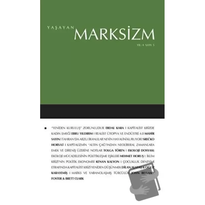 Yaşayan Marksizm Yıl 4 Sayı: 5