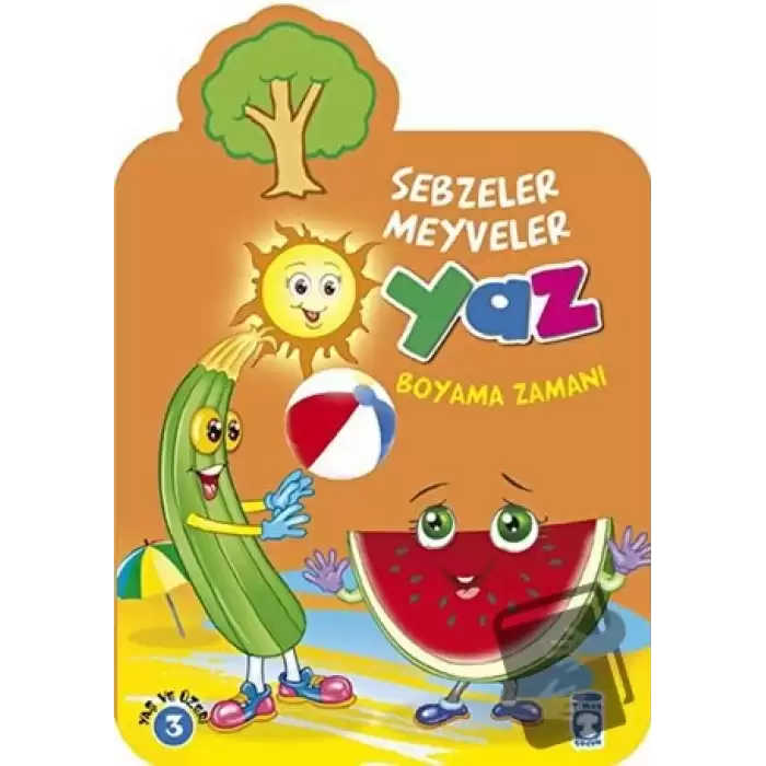 Yaz Boyama Zamanı - Sebzeler Meyveler