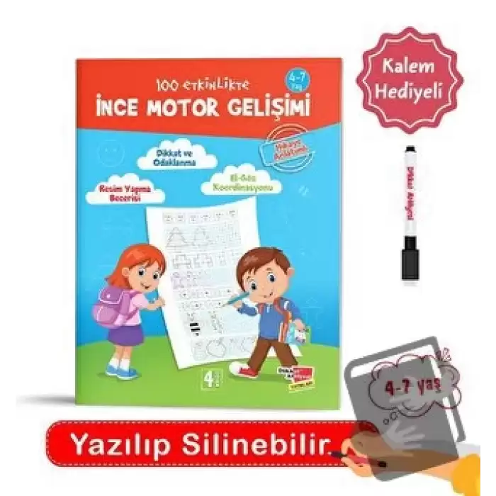 Yaz Sil 100 Etkinlikte İnce Motor Gelişimi