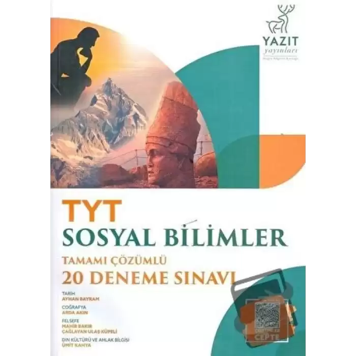 Yazıt YKS TYT Sosyal Bilimler Tamamı Çözümlü 20 Deneme Sınavı