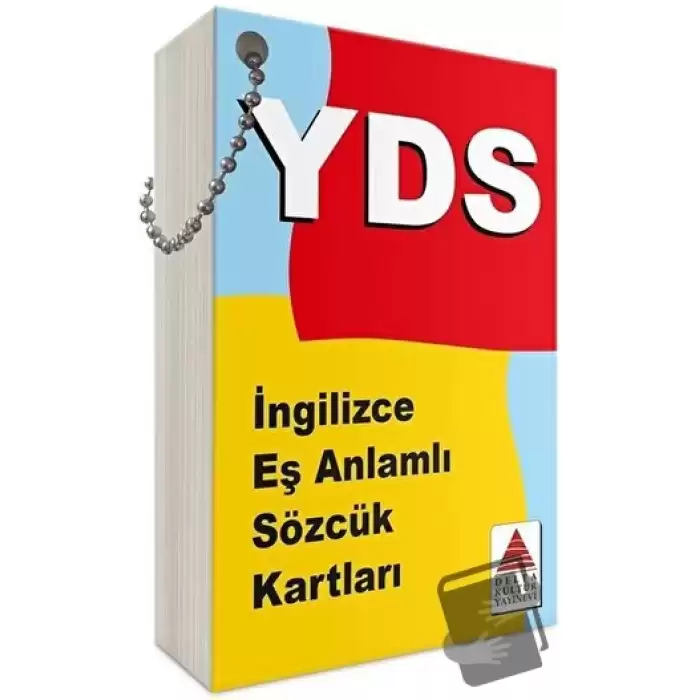 YDS İngilizce Eş Anlamlı Sözcük Kartları