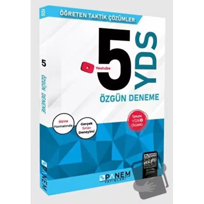 YDS Video Çözümlü Özgün 5 Deneme