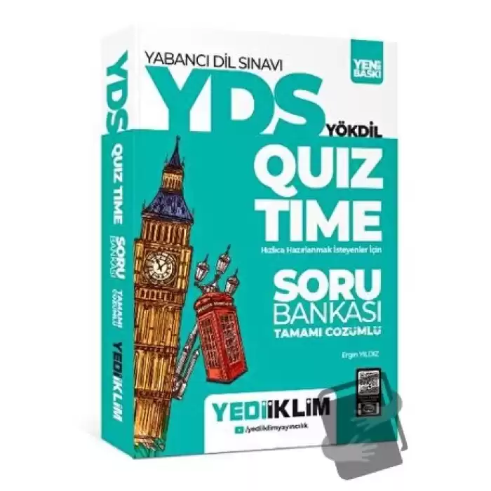 YDS - YÖKDİL Quiz Time Tamamı Çözümlü Soru Bankası