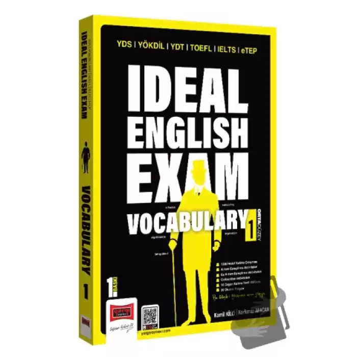 YDS YÖKDİL YDT TOEFL IELTS eTep Ideal English Exam Vocabulary 1 (Orta Düzey)