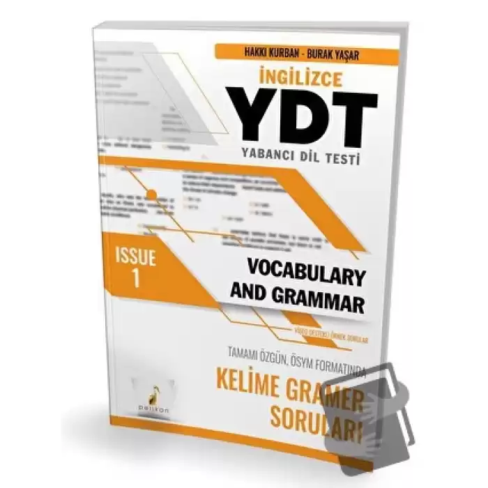 YDT İngilizce Vocabulary and Grammar Issue 1