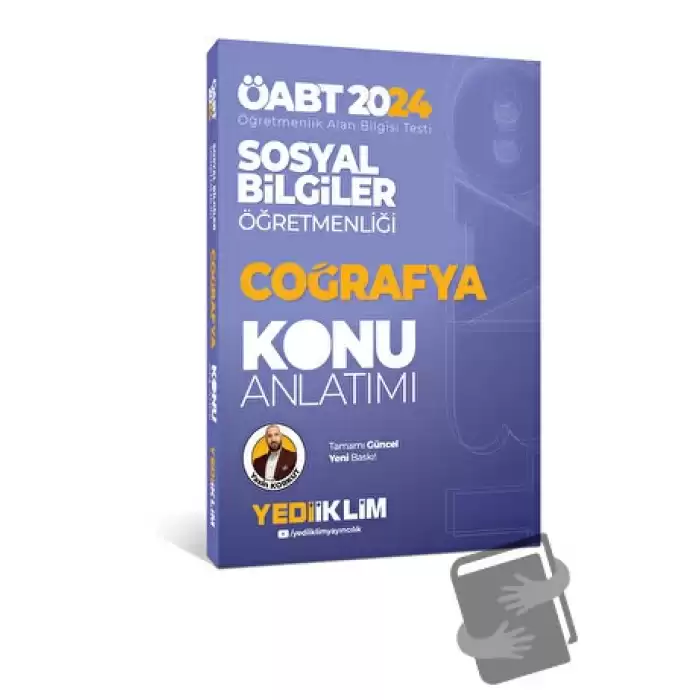 Yediiklim 2024 ÖABT Sosyal Bilgiler Öğretmenliği Coğrafya Konu Anlatımı