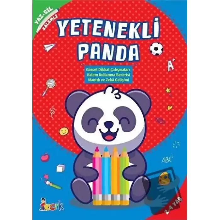 Yetenekli Panda - Yaz-Sil Kalemli