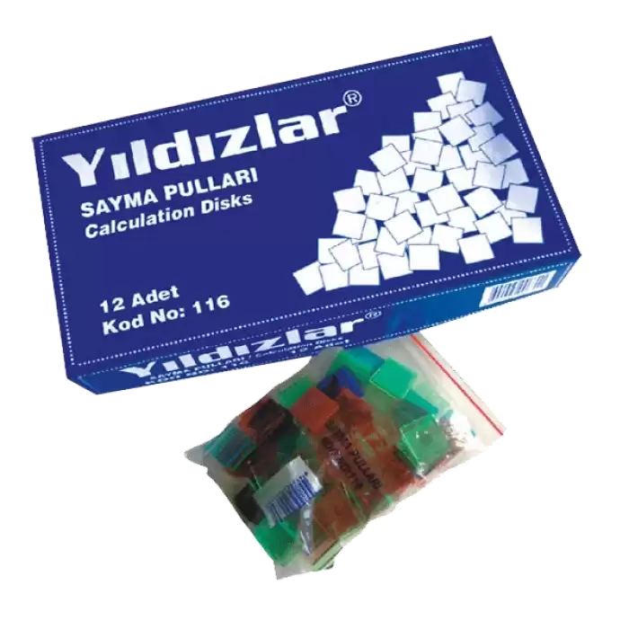 Yıldızlar Sayma Pulları 116 - 12li Paket