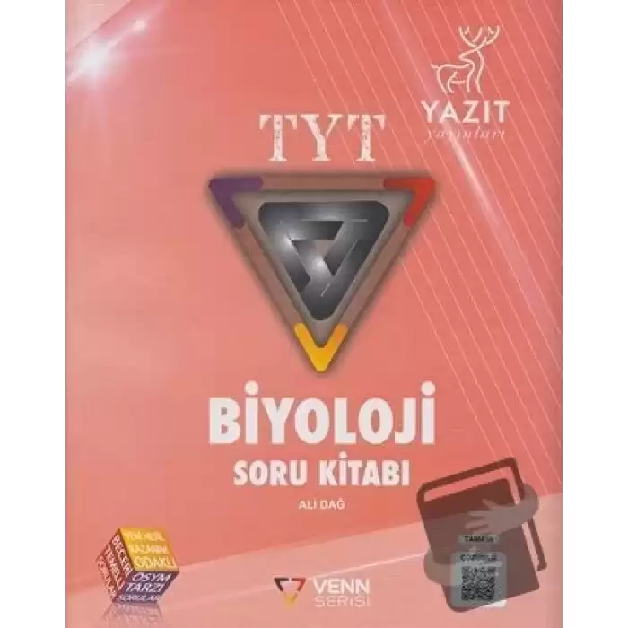 YKS TYT Biyoloji Soru Kitabı Venn Serisi