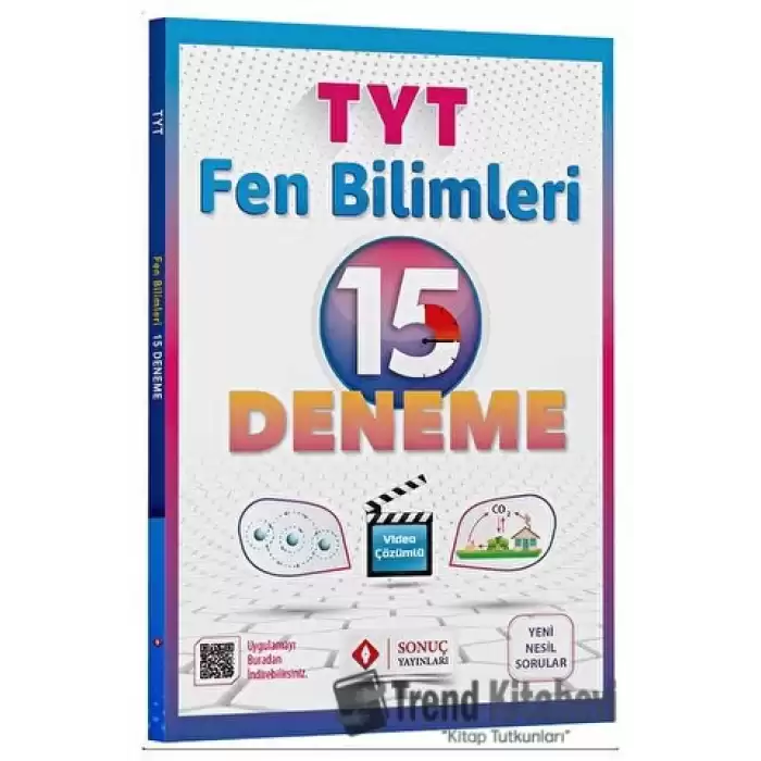 YKS TYT Fen Bilimleri 15 Deneme Video Çözümlü