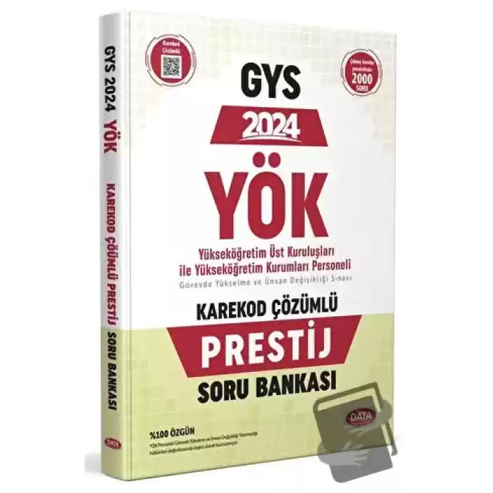 YÖK Üst Kuruluşları ile YÖK Personeli GYS Prestij Soru Bankası - Karekod Çözümlü