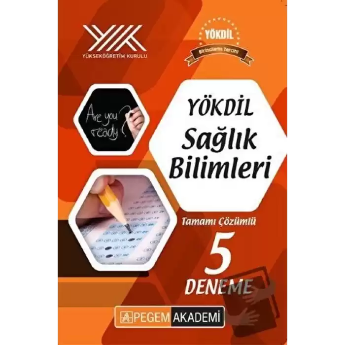 YÖKDİL Sağlık Bilimleri Tamamı Çözümlü 5 Deneme