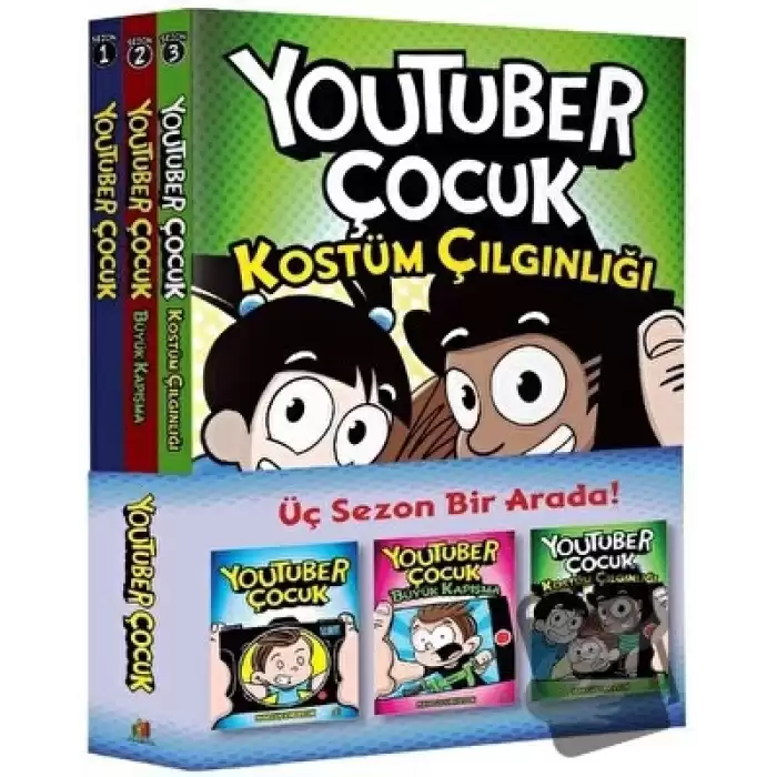 Youtuber Çocuk Set (3 Kitap)