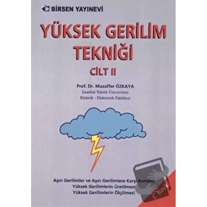 Yüksek Gerilim Tekniği Cilt: 2