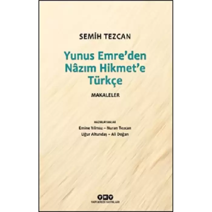 Yunus Emre’den Nazım Hikmet’e Türkçe Makaleler