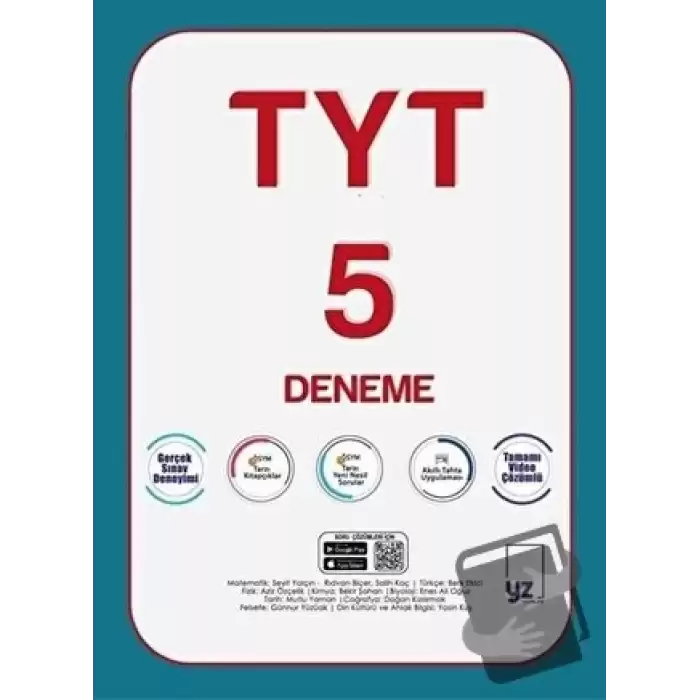 YZ YKS TYT 5 Deneme Sınavı Video Çözümlü