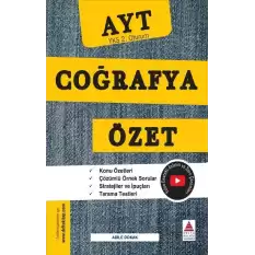 AYT Coğrafya Özet (YKS 2. Oturum)