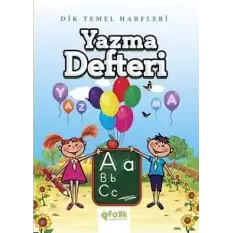 Dik Temel Harfleri Yazma Defteri