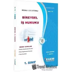 1. Sınıf 1. Yarıyıl Bireysel İş Hukuku Konu Anlatımlı Soru Bankası - Kod 175