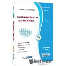 1. Sınıf 1. Yarıyıl İnsan Davranışı ve Sosyal Çevre 1 Konu Anlatımlı Soru Bankası - Kod 181