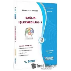 1. Sınıf 1. Yarıyıl Sağlık İşletmeciliği 1 Konu Anlatımlı Soru Bankası - Kod 184