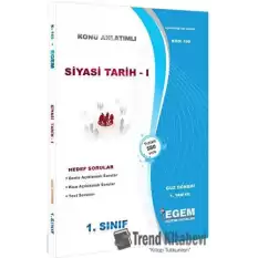 1. Sınıf 1. Yarıyıl Siyasi Tarih 1 Konu Anlatımlı Soru Bankası - Kod 169