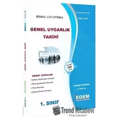 1. Sınıf 2. Yarıyıl Konu Anlatımlı Genel Uygarlık Tarihi - Kod 1157