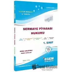 1. Sınıf 2. Yarıyıl Sermaye Piyasası Hukuku Konu Anlatımlı Hedef Sorular - Kod 1173