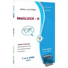 1. Sınıf İngilizce-II (Bahar Dönemi) Konu Anlatımlı Soru Bankası